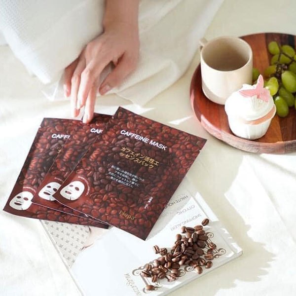 Mặt Nạ Cà Phê Liopa Mask Trắng Da Phục Hồi Chính Hãng Nhật Bản - Mask Caffeine