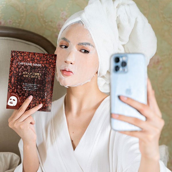 Mặt Nạ Cà Phê Liopa Mask Trắng Da Phục Hồi Chính Hãng Nhật Bản - Mask Caffeine