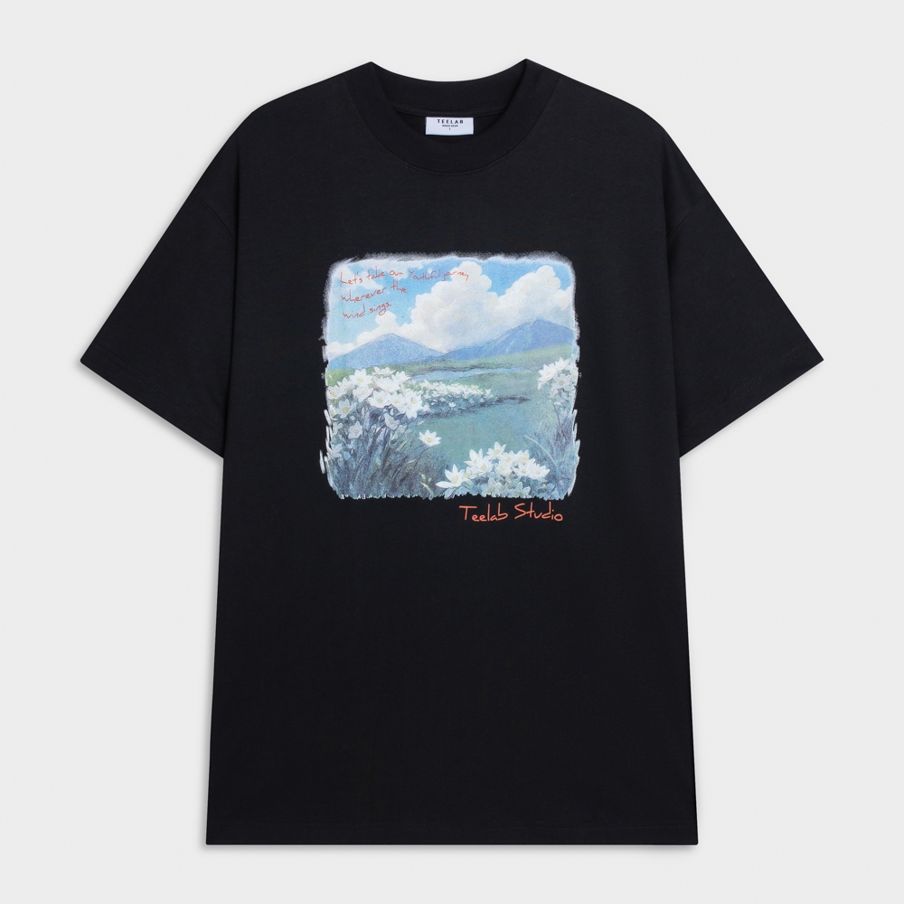 Ảnh Áo Thun Teelab Youthful Journey Tshirt Unisex Form Oversize Local Brand TS245 2