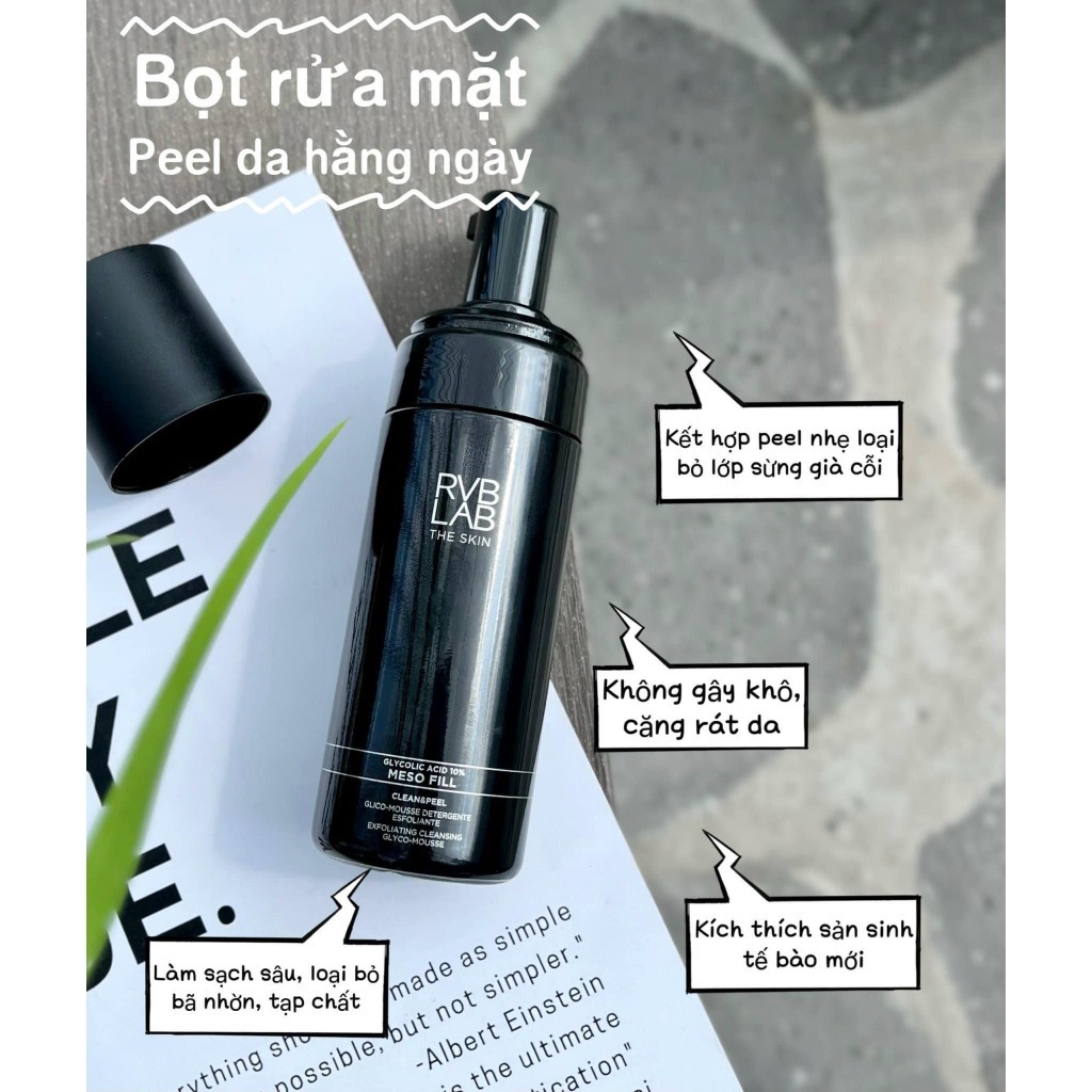 Bọt Rửa Mặt Kết Hợp Peel Nhẹ Làm Sạch Sâu, Tẩy Tế Bào Da, Tái Tạo Làn Da, Làn Da Mềm Mại