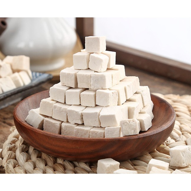 100g Bạch linh Phục Linh đẹp thượng hạng vuông trắng lợi tiểu, tốt cho tiêu hóa