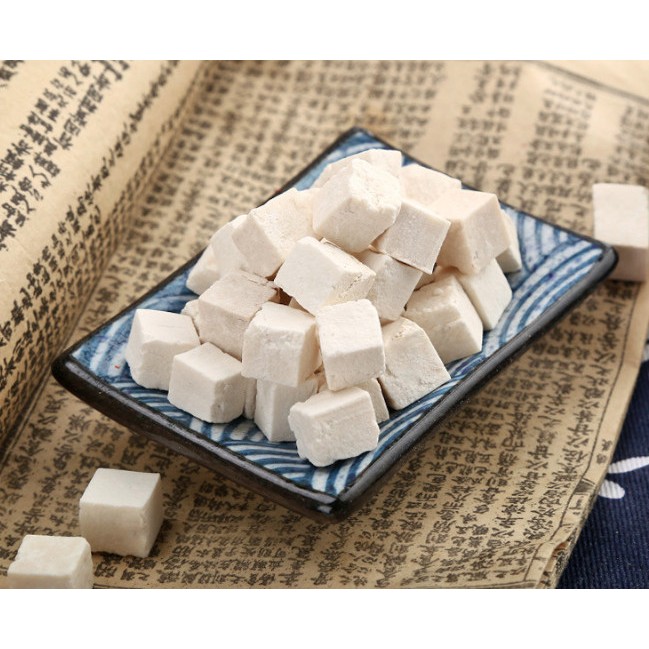 100g Bạch linh Phục Linh đẹp thượng hạng vuông trắng lợi tiểu, tốt cho tiêu hóa