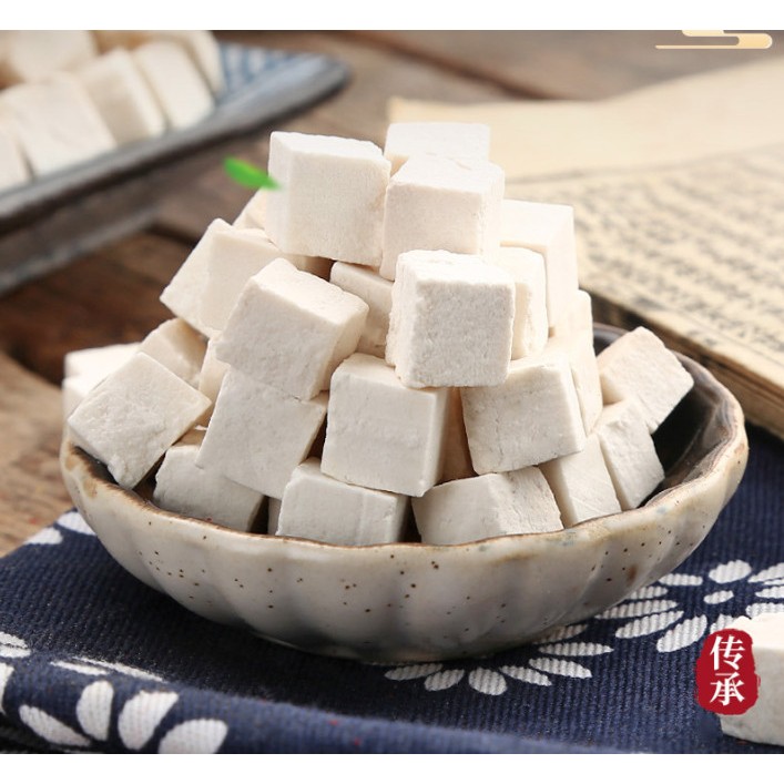 100g Bạch linh Phục Linh đẹp thượng hạng vuông trắng lợi tiểu, tốt cho tiêu hóa
