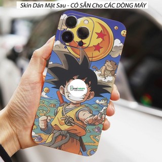 Tấm dán Skin Mặt Sau Songoku MS05 FULL VIỀN 15promax , 14promax , 13promax , 12promax , 11promax , xsmax - FukiShop