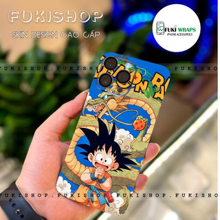 Tấm dán Skin Mặt Sau Songoku MS06 FULL VIỀN 15promax , 14promax , 13promax , 12promax , 11promax , xsmax - FukiShop