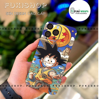 Tấm dán Skin Mặt Sau Songoku MS05 FULL VIỀN 15promax , 14promax , 13promax , 12promax , 11promax , xsmax - FukiShop