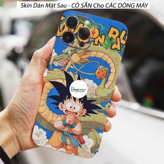 Tấm dán Skin Mặt Sau Songoku MS06 FULL VIỀN 15promax , 14promax , 13promax , 12promax , 11promax , xsmax - FukiShop