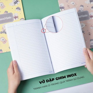 Combo 5/10 Vở Kẻ Ngang B5 Classmate The Moment 80/120/200Trang Bìa Dày Chống Nước, Không Bị Lem Cho Học Sinh, Sinh Viên