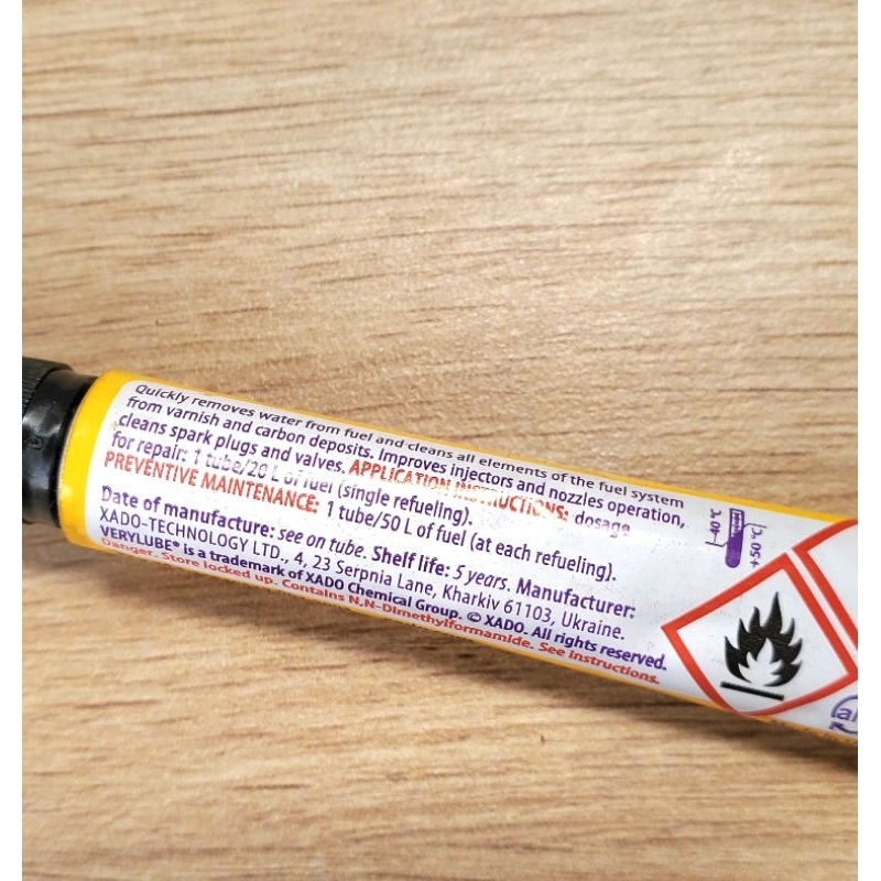 Phụ gia nhiên liệu xado petrotank 10ml