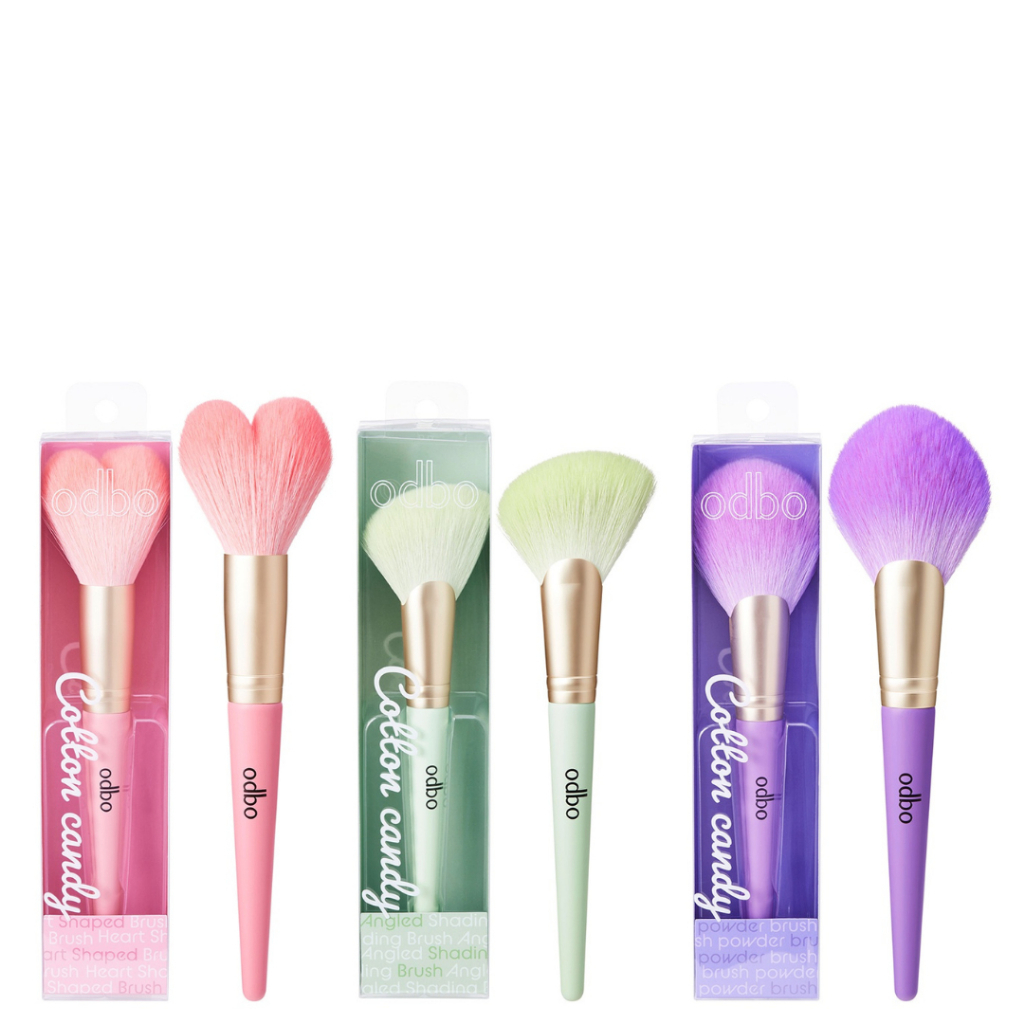 Cọ Đánh Phấn Phủ và Má Hồng Odbo Cotton Candy Heart Shaped Brush OD8003