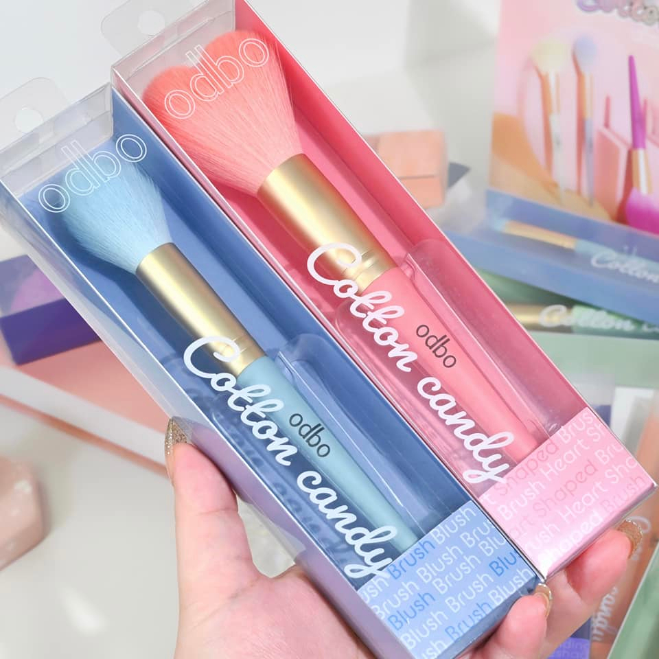 Cọ Đánh Phấn Phủ và Má Hồng Odbo Cotton Candy Heart Shaped Brush OD8003