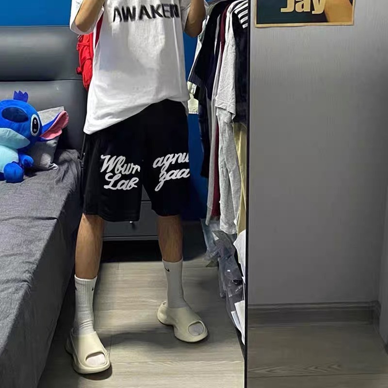 Quần Nỉ Ngố Nam Họa Tiết Chữ Nổi Bật Jayzey Short Thun Đùi Dày Dặn Có Túi Kết Hợp Dây Rút