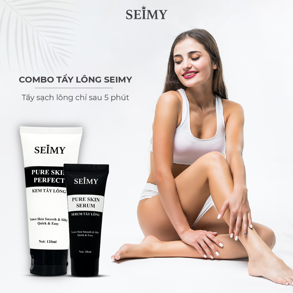 Ảnh Combo Kem Tẩy Lông Seimy - Pure Skin Perfect 100ml 4