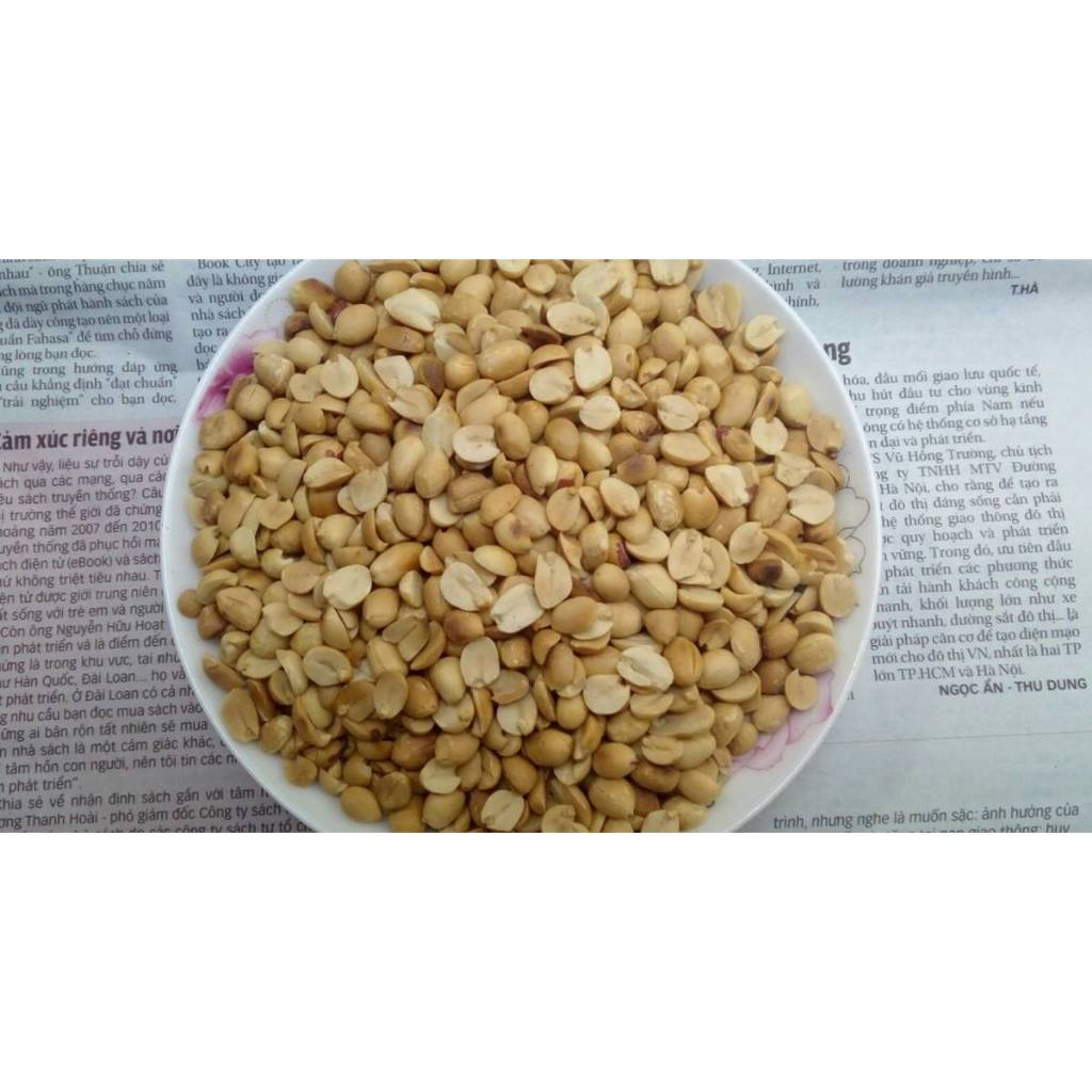 Đậu Phộng Rang Rang Bóc Sạch Vỏ Giòn 500g - Không hôi dầu.