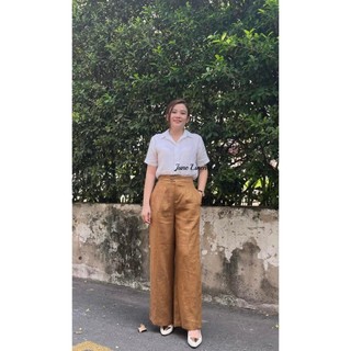 [JUNE LINEN] QD05-Quần tây nữ lưng cao LINEN TƯNG PREMIUM WASHED ống 30cm. NHIỀU MÀU.