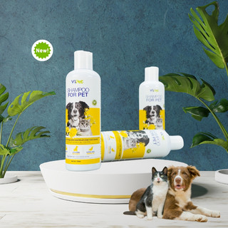 Sữa tắm cho chó mèo Shampoo for pet Vb Pharma giúp khử mùi hôi, dưỡng lông hương lavender chai 250ml
