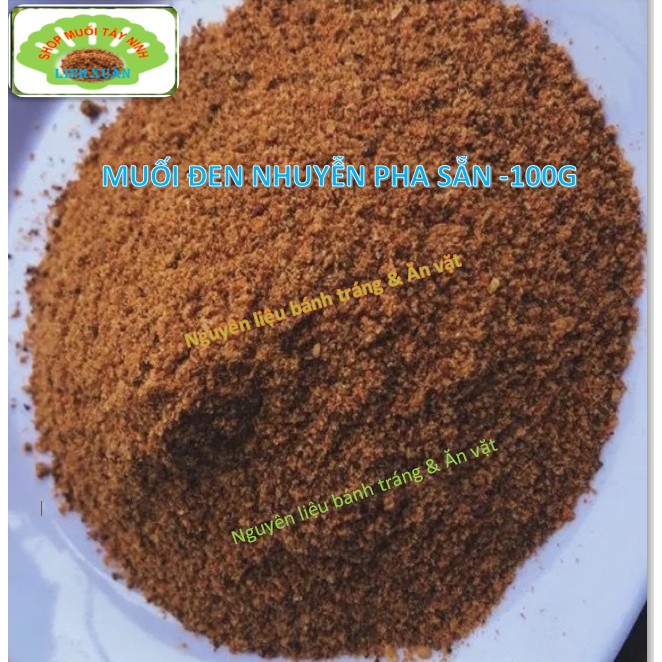Muối cô gánh nguyên chất -  làm nước chấm - Chấm trái cây -100g.