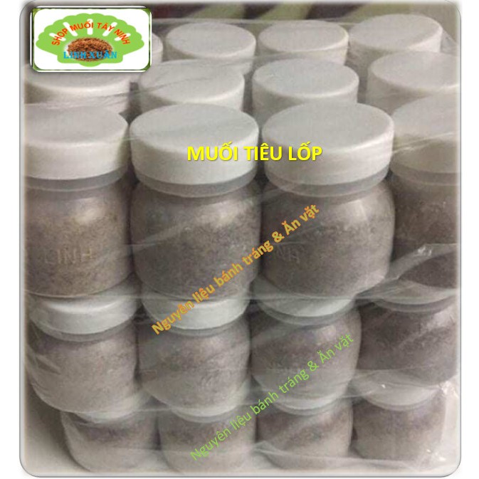 Muối tiêu lốp đặc sản Tây Ninh -  Dùng để chấm trứng luộc, gà luộc