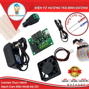 Bộ Thực Hành Đầy Đủ Mạch Cảm Biến Nhiệt Độ Dành Cho Học Sinh - Sinh Viên (Môn Công Nghệ Lớp 8)