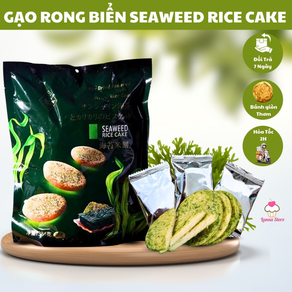 Bánh gạo rong biển Binghou Seaweed Rice Cake HONGKONG - GÓI 168gr ...