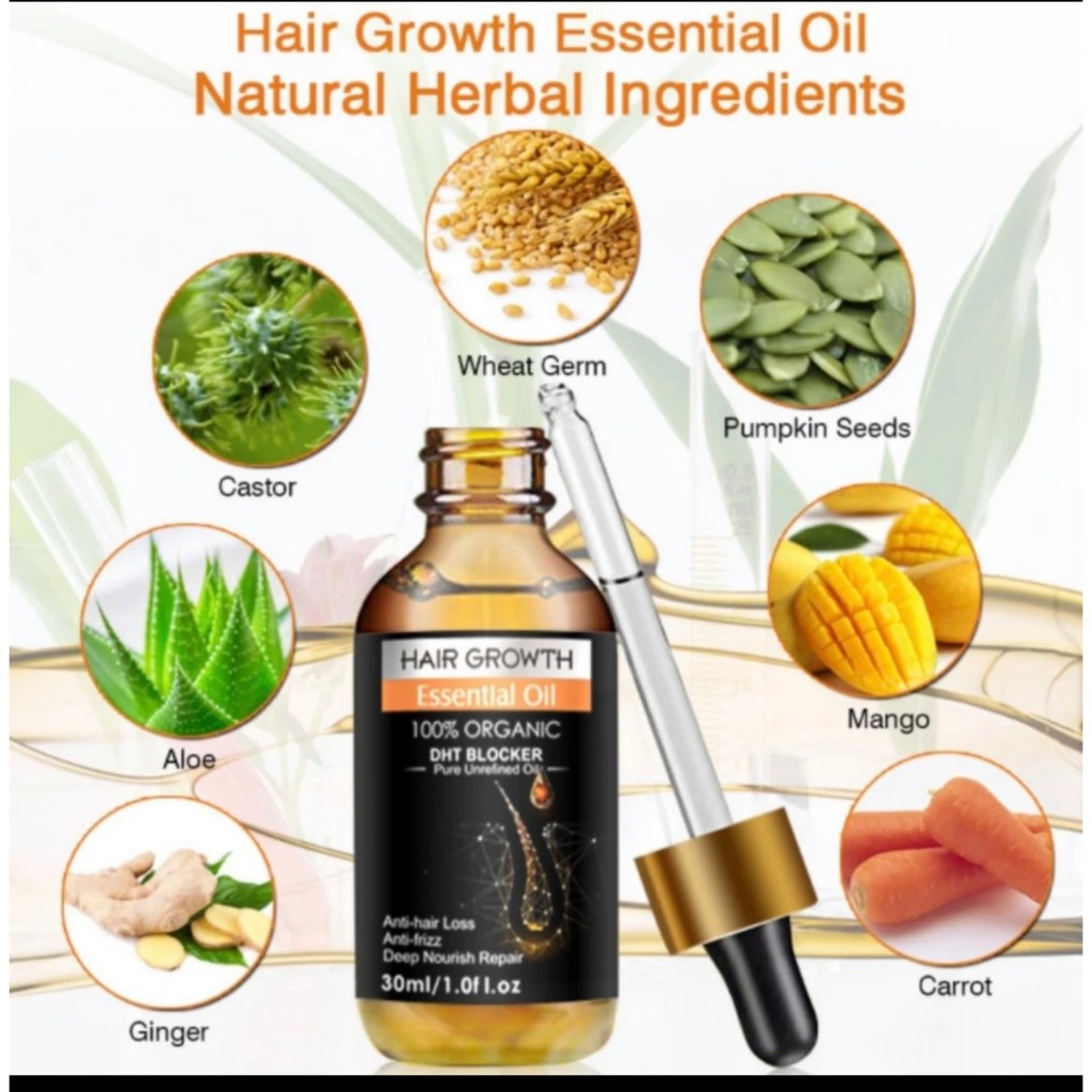 Serum DHT kích tóc mọc tóc đen dày, bóng khỏe, giảm gãy rụng
