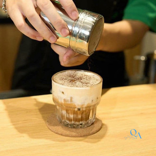 Ly Thuỷ Tinh Cao Cấp Uống Trà, Cafe Hoạ Tiết Vân Sọc 250ml