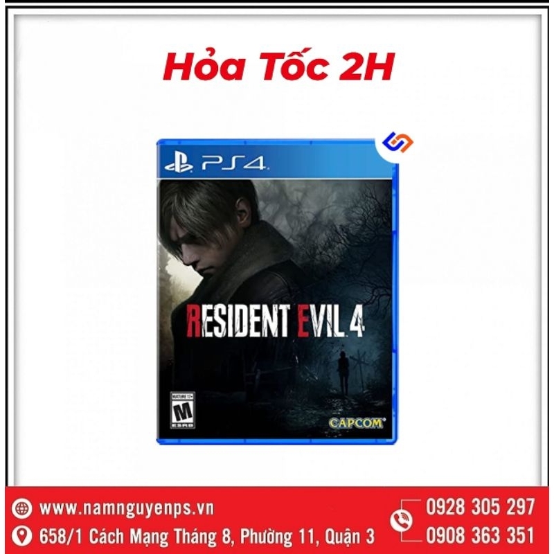 Đĩa Game PS4 | Resident Evil 4 Remake (Bắn Zombie) Res4 | Shopee Việt Nam