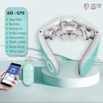 Máy massage cổ vai gáy 8D-G79 cao cấp, Mát xa cổ 8 đầu xung điện kép & chườm nóng nhiệt hồng ngoại — ảnh 2