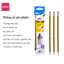 Bút chì 2B DELI EC004 Có kèm tẩy
