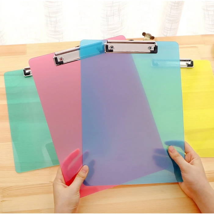 Bảng trình ký nhựa 1 mặt khổ A5-A6-Bảng trình ký da khổ A5