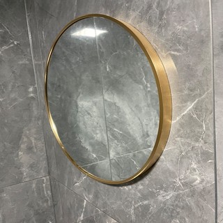Gương Tròn Treo Tường Khung Viền Nhôm, Gương Soi Phòng Tắm Cao Cấp Diamond Mirror Decor T-KN