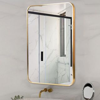 Gương Chữ Nhật Treo Tường Khung Viền Nhôm, Gương Soi Phòng Tắm Cao Cấp Diamond Mirror Decor CN-KN