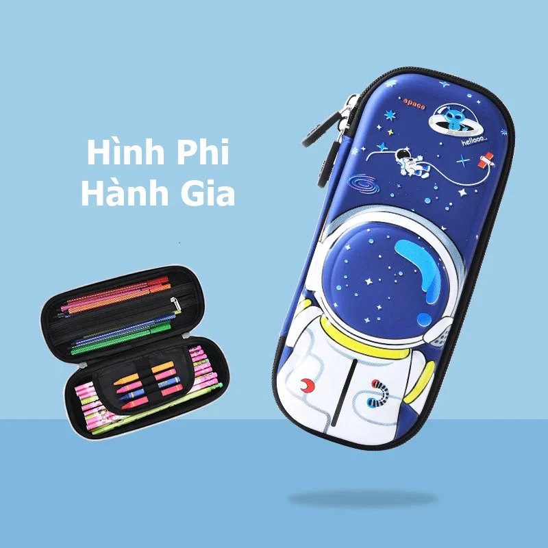 Hộp bút 3D hình nổi sắc nét giá đẹp phù hợp với học sinh