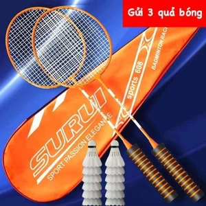 2 cây vợt cầu lông Chính Hãng Tặng kèm Bao Đựng và 3 Qủa Cầu Nhựa Hàng Đẹp