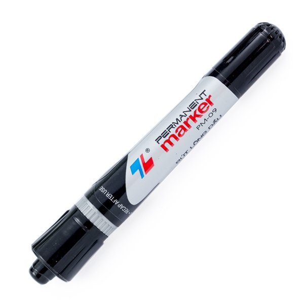 Hộp 10 Bút Dạ Dầu Pm09 Đủ 3 Màu Xanh Đen Đỏ