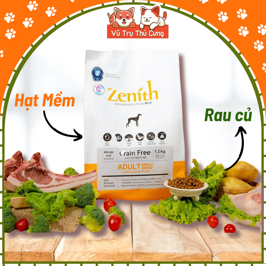 Hạt Mềm Cho Chó Trưởng Thành Zenith Hàn Quốc