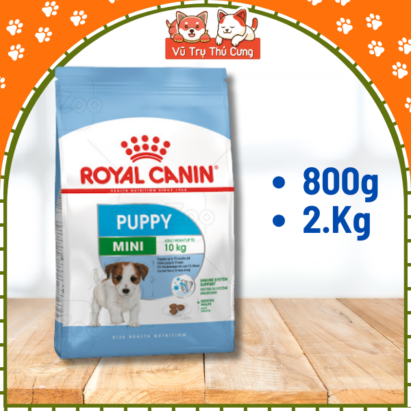 Thức Ăn Hạt Royal Canin Mini Puppy Hỗ Trợ Tốt Hệ Tiêu Hóa Cho Chó Con Dưới 10 Tháng Tuổi