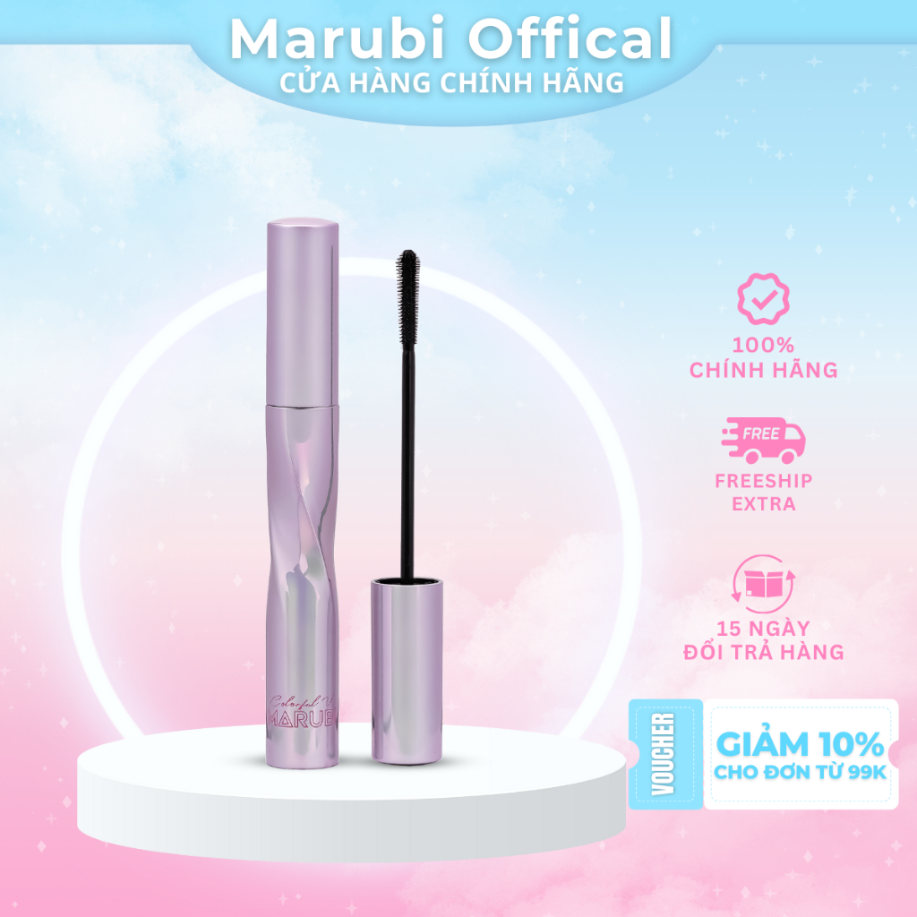 Mascara lâu trôi dài mi Marubi 6g