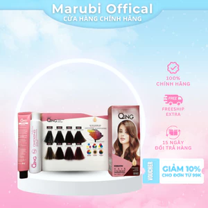Marado Qing Thuốc Nhuộm tóc 2x100ml lên màu nhanh phủ bạc tóc bền màu