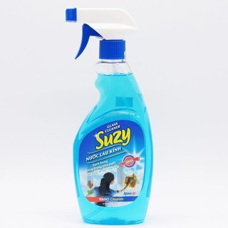 Nước lau kính SUZY 500ml có vòi xịt, thành phần HỮU CƠ, chất lượng NHẬT BẢN.