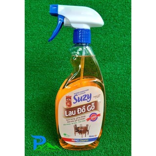Nước xịt lau đồ gỗ DIỆT KHUẨN SUZY 500ml - thành phần HỮU CƠ, chất lượng NHẬT BẢN