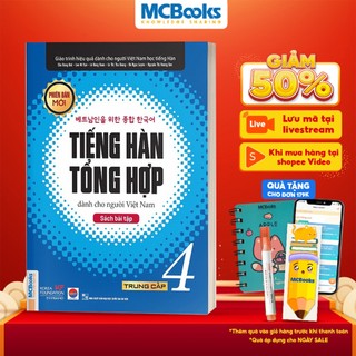 Sách - Bài tập Tiếng Hàn Tổng hợp trung cấp 4