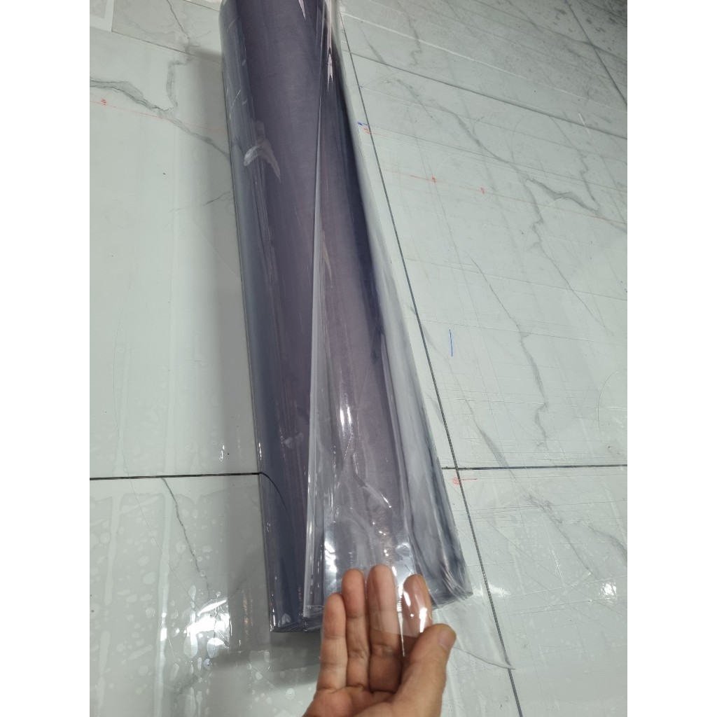 Miếng nhựa PVC trong suốt (Khổ rộng 1m6). Rèm nhựa, ngăn máy lạnh, ngăn ...