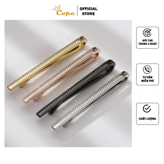 Kẹp Cà Vạt Mỏng Đơn Giản Phong Cách Hàn Quốc Nam Chú Rể Lễ Cưới Kẹp Caravat Trang Trọng