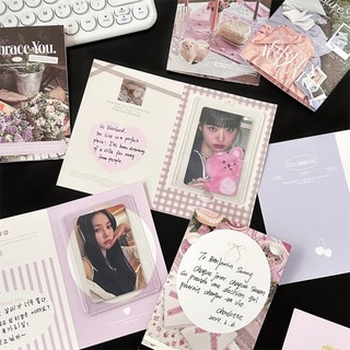 Thiệp quà tặng chúc mừng, bưu thiếp gói card bo góc