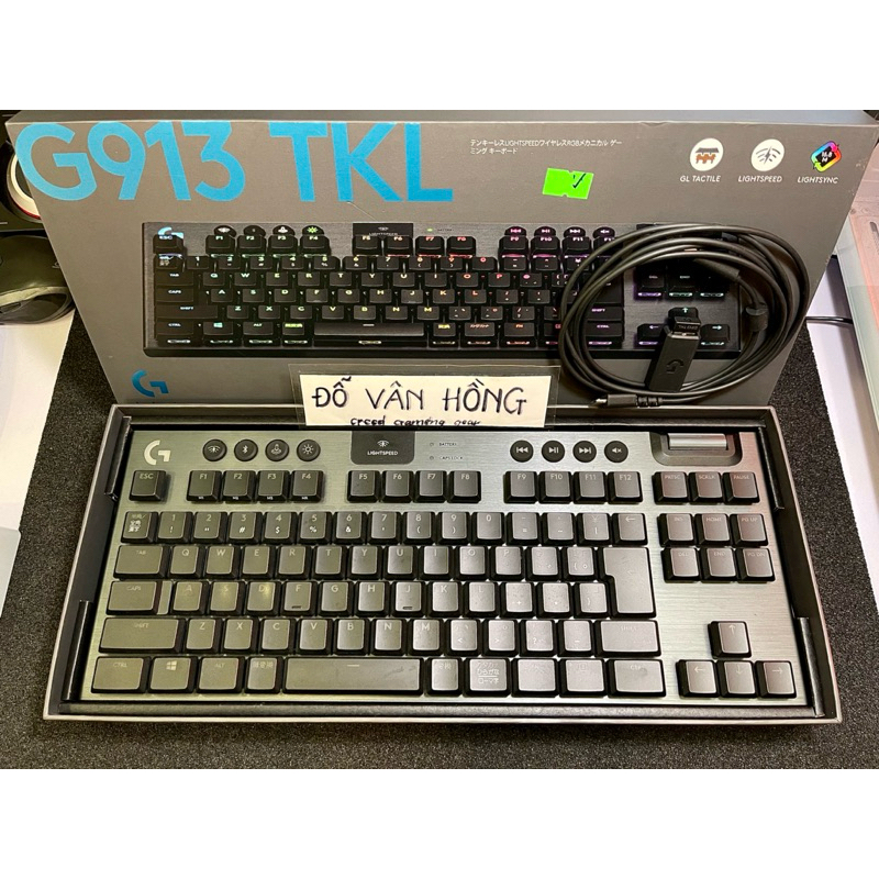 Bàn phím cơ không dây Logitech G913 TKL Lightspeed wireless - hàng chính hãng | BigBuy360 - bigbuy360.vn