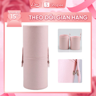 Ống cắm cọ trang điểm có khuy cài với 8 màu dễ lựa chọn