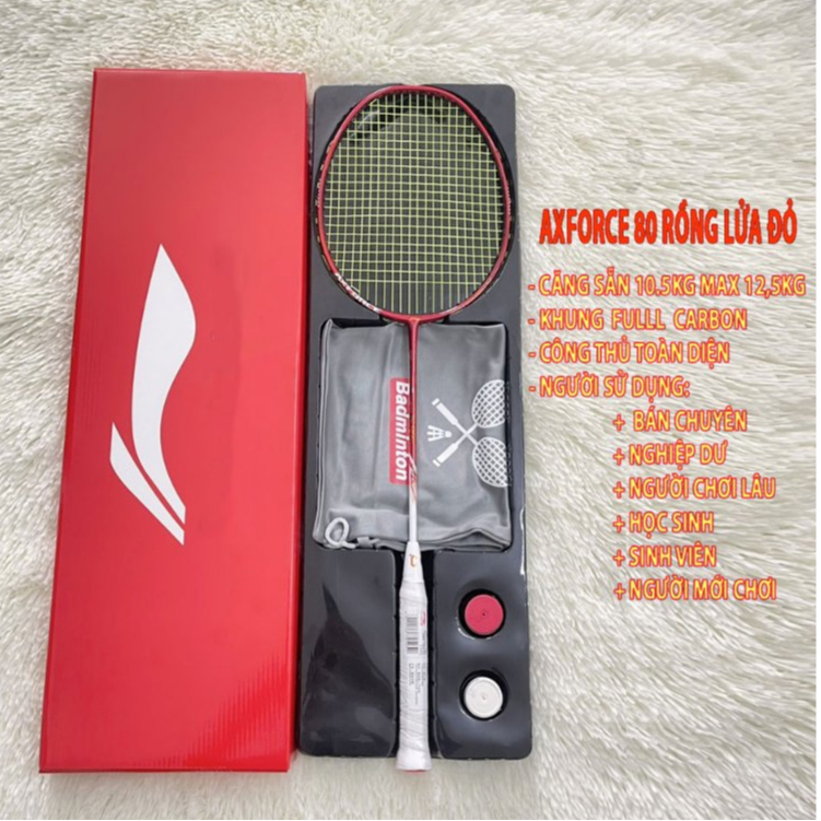 Vợt Cầu Lông Lining Axforce 80 Rồng Lửa Đỏ Limited Full Hộp - Kèm Phụ ...