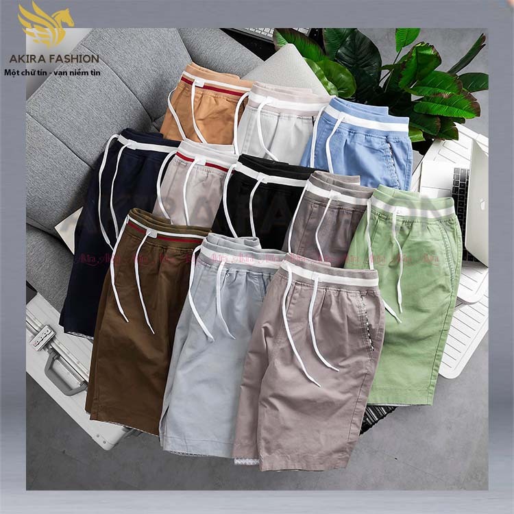 Quần short nam kaki lưng thun form đẹp, phong cách năng động