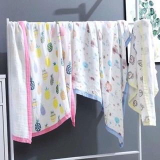 [Khăn loại đẹp]Khăn tắm xô xuất Nhật KILUTA 6 Lớp có viền siêu mềm mại cho bé